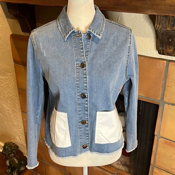 NOTES DU NORD Kayla Denim Jacket, size S! - Picture 1 of 11